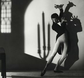 Robert Helpmann in Apparitions, Sadlers Wells Ballet company, black and white photograph, 1936