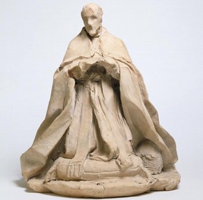 Sketch model of Pope Alexander VII, Giovanni Lorenzo Bernini, Italy, 1669-70. Museum no. A.17-1932