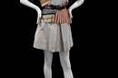 Proenza Schouler, Linen and hemp skirt, pieced cotton top, leather belt, Spring/Summer 2007
