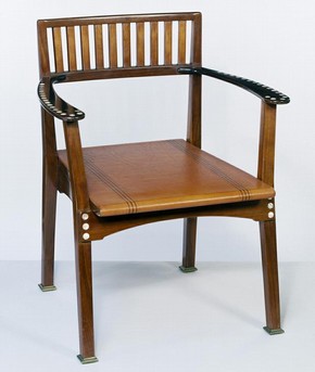 Armchair, Otto Wagner, Vienna, about 1898-1899. Museum no. W.13-1982