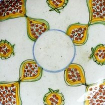 Coffee cup and saucer, 1700-1800. Museum no. 607 & A-1874