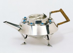 Teapot, Christopher Dresser, 1878. Museum no. M.5:1-2006