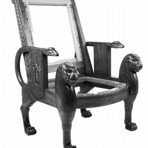 Figure 2. The chair with the upholstery removed. Photography by V