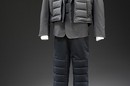Thom Browne, Quilted wool four-piece suit of waistcoat, sleeveless jacket, inner waistcoat and trousers, cotton shirt, wool bow tie, Autumn/Winter 2006–7