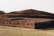 View of stupa, Kapilavastu. Photograph © John Huntington