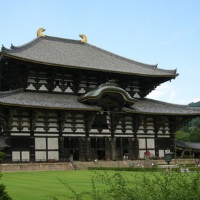 Temple at Nara, Japan. Photograph by Greg Irvine