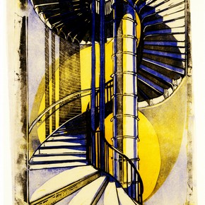 'The Tube Staircase', by Cyril Edward Power. Museum no. E.76-1981