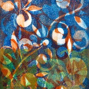 John the Baptist made by Lara French during her Printmaking course at Heatherley's School of Fine Art.