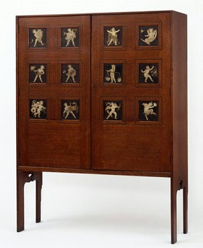 Cabinet, Lewis Foreman Day, about 1888. Museum no. CIRC.349-1955