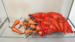 'Carrots', Richard Slee, 2009. Courtesy the artist, © V&A Images (click image for larger version)