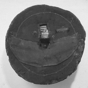 Figure 2. The back of the gun-shield after treatment. Photography by S. Metcalf.