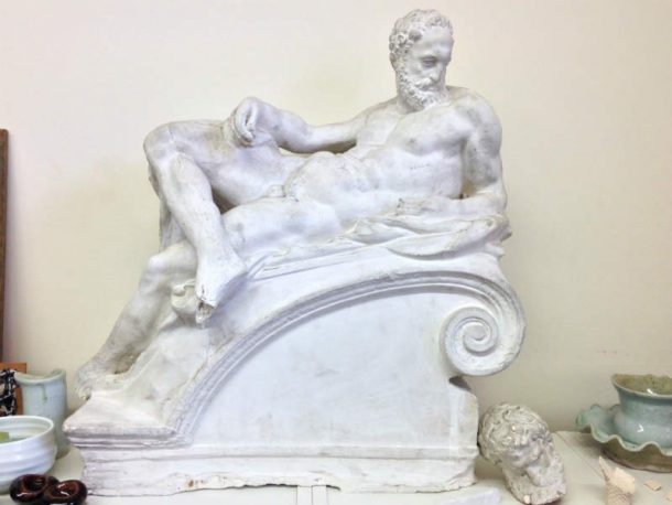 Michelangelo, “Dusk” (Reduction cast: Brucciani) NAS Plaster.
