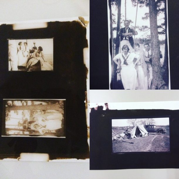 Newly created, four different historic salted paper print processes 