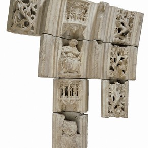 Figure.1 Fragments of arched doorway from St. Hilaire le Grand, Poitiers, about 1500. Museum no. A.12:1-1911