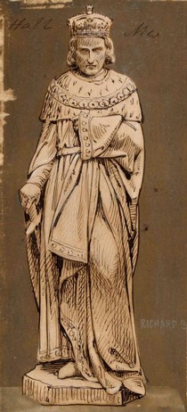 Figure 3 - Richard III in Sketches and Drawings by John Thomas, Volume 2 (RIBA, 54)