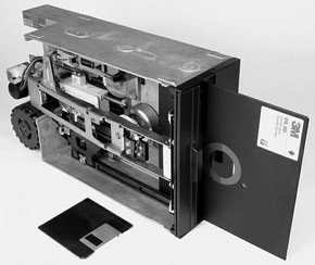 Figure 3 - 8 inch Floppy Disk Drive, announced 1978, Photographed by Michael Holley, courtesy of Wikimedia, July 2007