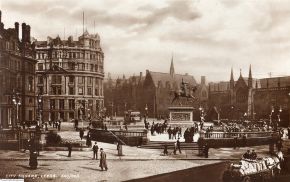 City Square Leeds, photograph, unknown photographer, Leeds, 1905. © Leeds Library & Information Services