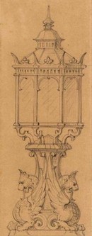 Figure 5 - Design for garden furniture for Somerleyton in Sketches and Drawings by John Thomas, Volume 2 (RIBA, 58)