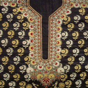 Embroidered satin blouse. Museum no 800-1852