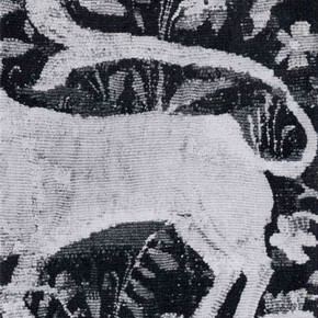 Fig. 2. Detail of Unicorn Tapestry before conservation