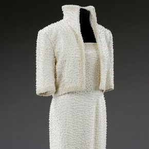 State evening ensemble 'Elvis Dress' for Princess Diana by Catherine Walker, 1989. Museum no. T.1-2006. Given by the Franklin Mint