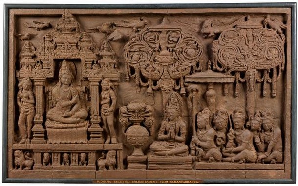 Figure 4 - Panel, Java, Indonesia, 8th century, plaster cast, 121.9 x 201.9 cm. Museum no. Im.170-1926