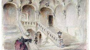 Set design by Oliver Messel for the film 'The Queen of Spades'. Museum no. S.189-2006