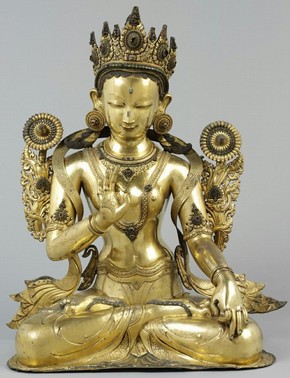 Figure 2 - White Tara, Tibet, 16th century. Museum no. IM.28-1919