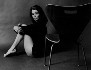Photograph of Christine Keeler by Lewis Morley, London, 1963. Museum no. E.2-2002, © Victoria and Albert Museum, London/Lewis Morley