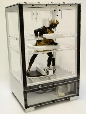 Figure 4 - The object packed ready for transit. Photography by Phil Sofer
