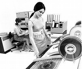Figure 2 - IBM 3410 and Magnetic Tape Subsystem, introduced in 1971, courtesy of IBM