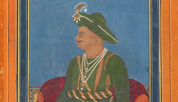 Tipu Sultan, c. 1790, Mysore. Museum no IS.266-1952