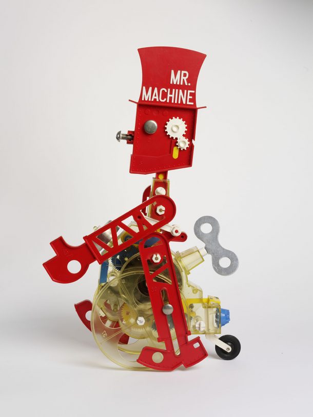 A clockwork toy designed by Edouard Paolozzi