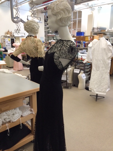 Dresses by Molyneux and Maggy Rouff in the Textiles Conservation Studio