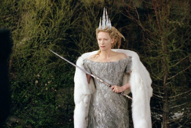 Tilda Swinton in the 2005 film adaptation of 'The Chronicles of Narnia: The Lion, the Witch and the Wardrobe'. 