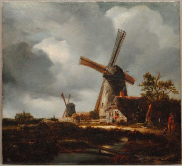 Constable after Jacob van Ruisdael’s Landscape with Windmills near Haarlem by permission of The Trustees of Dulwich Picture Gallery, London