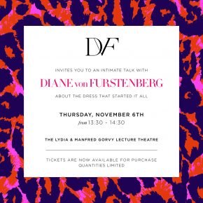 Invitation to our interview with DvF © V&A Collection