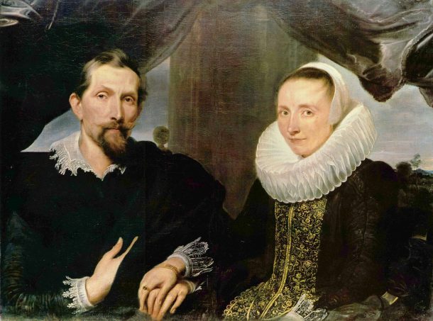 'Snyders and his wife', by Anthony van Dyck, Kassel
