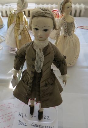 The dolls ready to go on display. (c) Victoria & Albert Museum