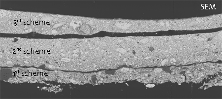 Figure 5a: Sample 3 viewed with a scanning electron microscope (SEM)