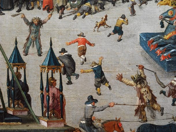‘The Ommeganck in Brussels on 31 May 1615: The Triumph of Archduchess Isabella’ [detail], Denys van Alsloot, Belgium, 1616. Museum no. 5928-1859 © Victoria and Albert Museum, London