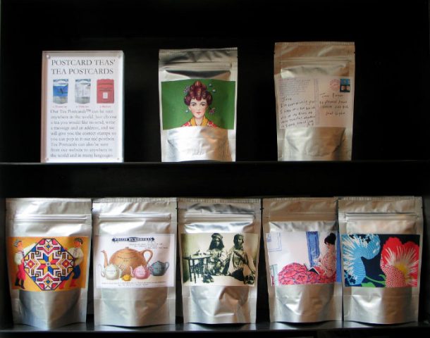 Selection of specialist teas. Courtesy of Postcard Teas