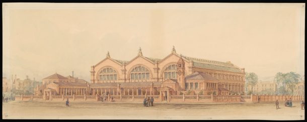 Design for the Bethnal Green Museum, watercolour on paper, ca.1868. Museum no. D.738-1905 © Victoria and Albert Museum, London