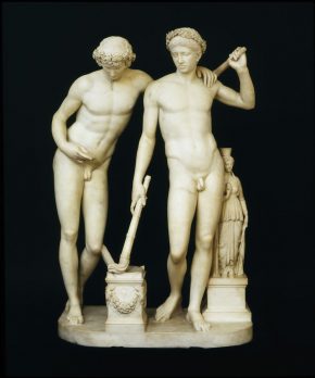 A.59-1940, Castor and Pollux by Joseph Nollekens, 1767. On display in gallery 118.