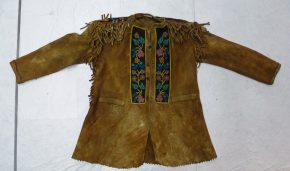 Jacket, moose hide embroidered with moose hair, T.228-1957 © Victoria and Albert Museum, London