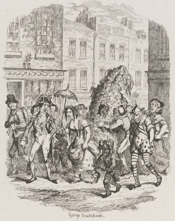 The First of May, Print by George Cruikshank. Museum no. 9407:18