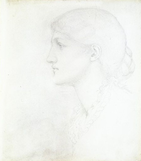 Drawing of May Morris by Edward Burne-Jones