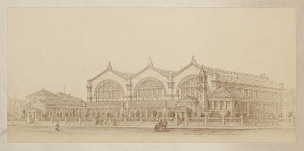 Design for the Bethnal Green Museum, by J.W. Wild c.1867. E.1117-1989