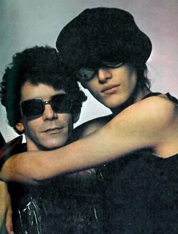 Portraits of Lou and Rachel taken by photographer Mick Rock. Taken from Skipthemakeup.