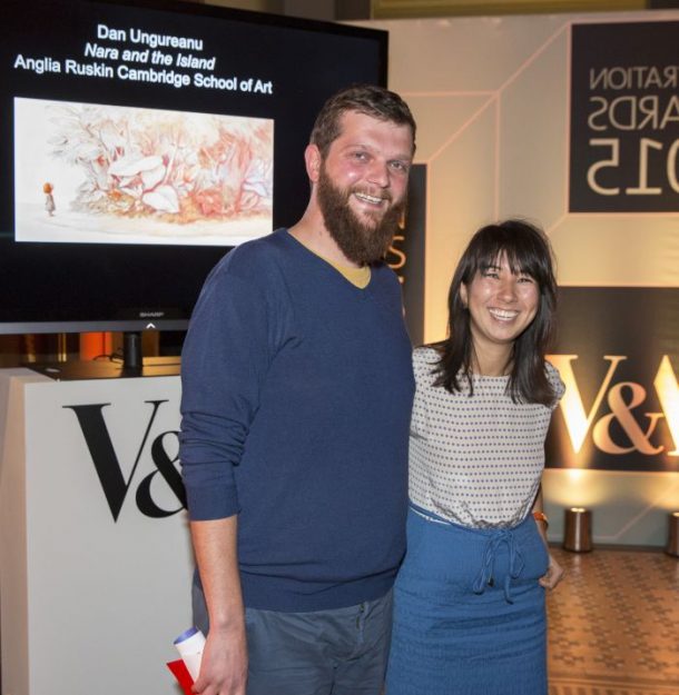 Dan Ungureanu (Student Runner-up), with Yasmeen Ismail (Author, illustrator and competition judge)